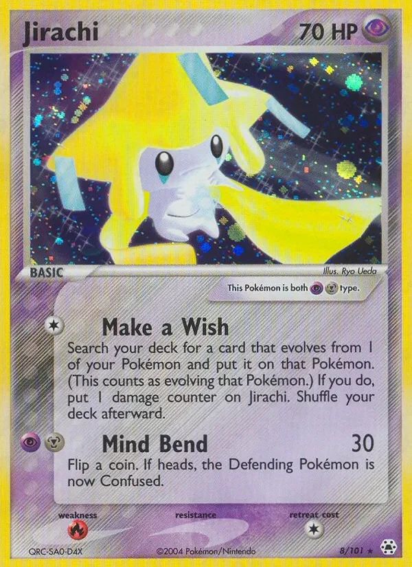 Jirachi EX Hidden Legends card