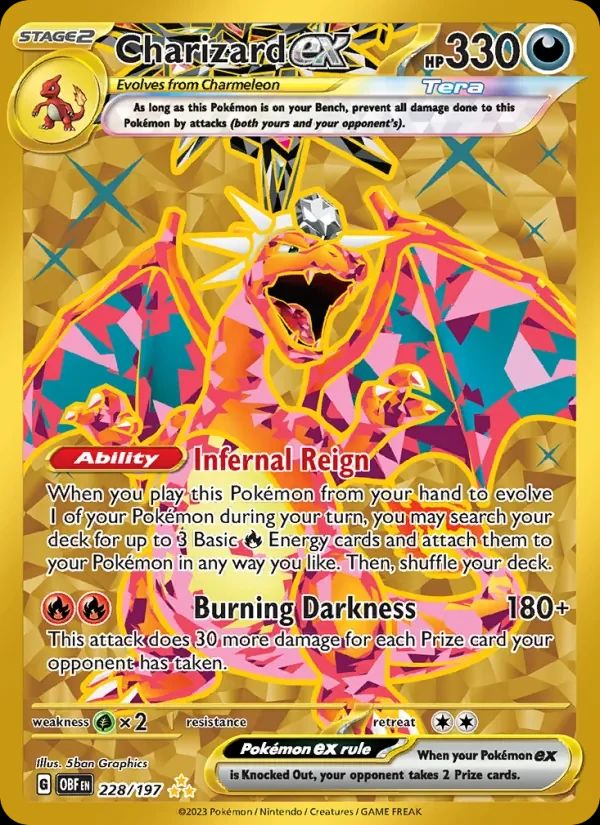 Charizard ex Obsidian Flames card