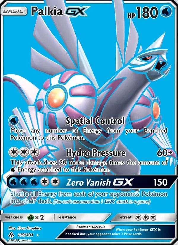 Palkia-GX Forbidden Light card