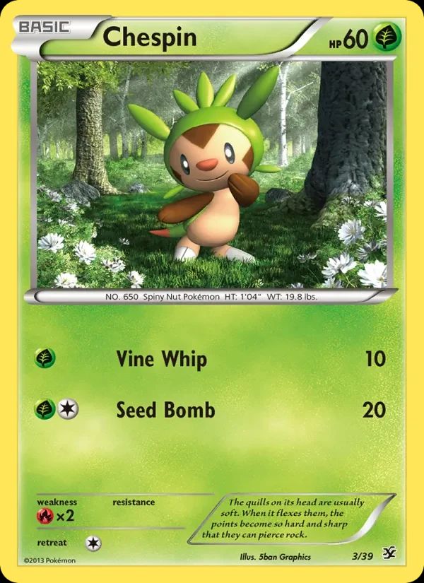 Chespin Kalos Starter Set card