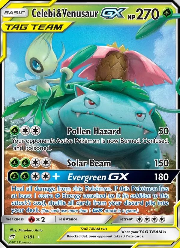 Celebi & Venusaur GX 1