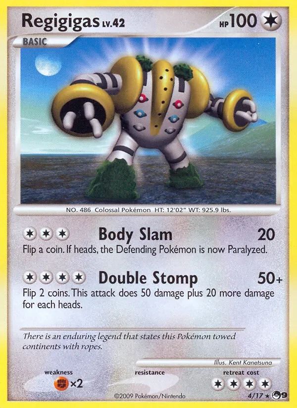 Regigigas POP Series 9 card