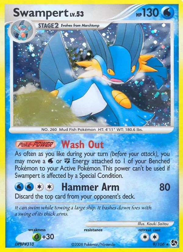 Swampert Great Encounters card