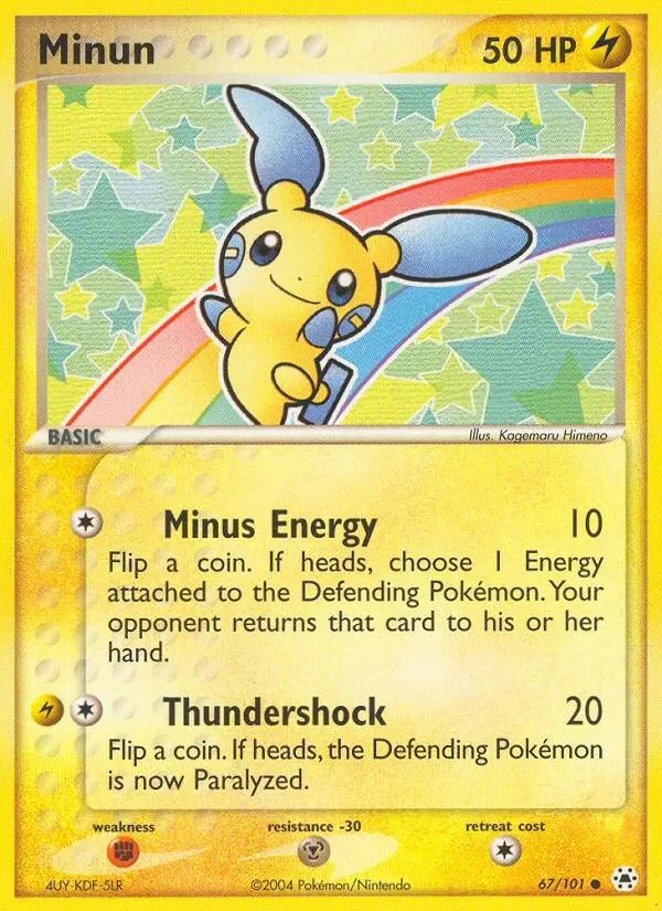 Minun EX Hidden Legends card