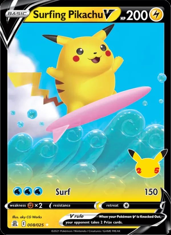 Surfing Pikachu V 8