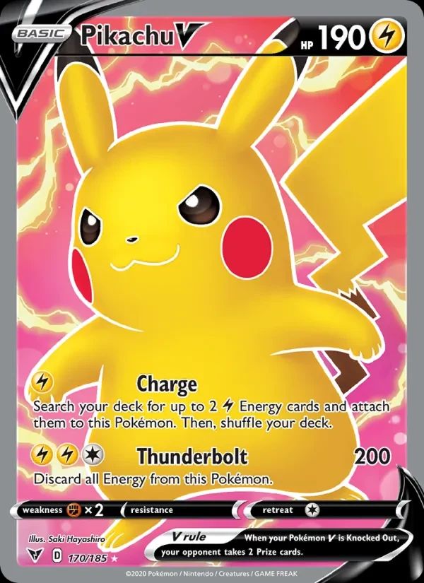 Pikachu V Vivid Voltage card