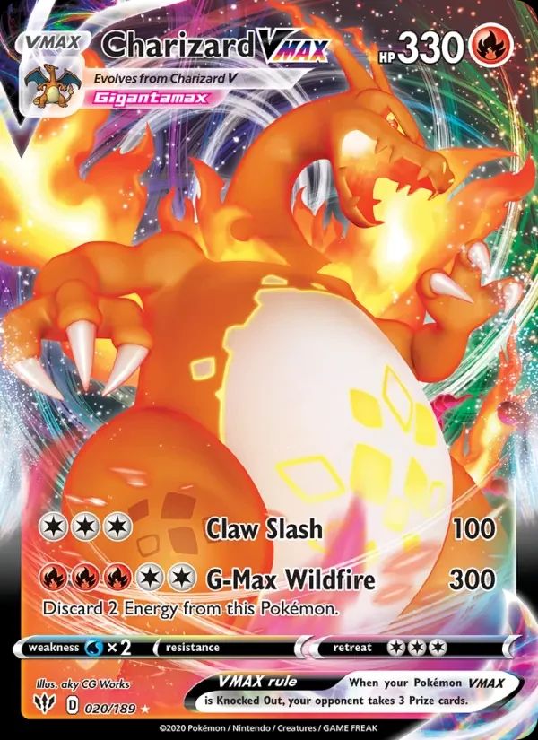 Charizard VMAX Darkness Ablaze card