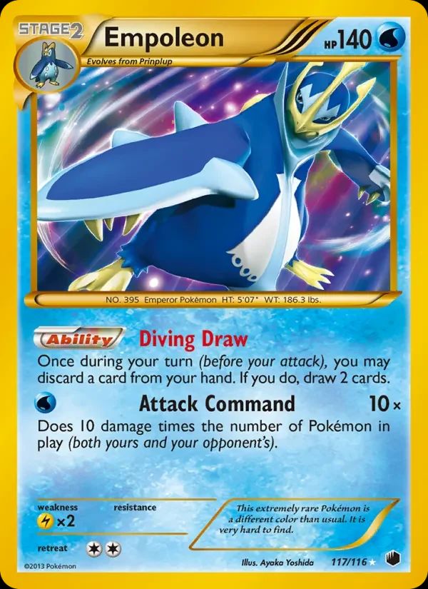 Empoleon Plasma Freeze card