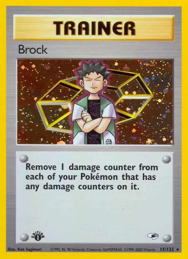Brock Gym Heroes card