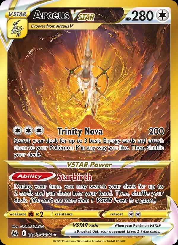 Arceus VSTAR Crown Zenith card