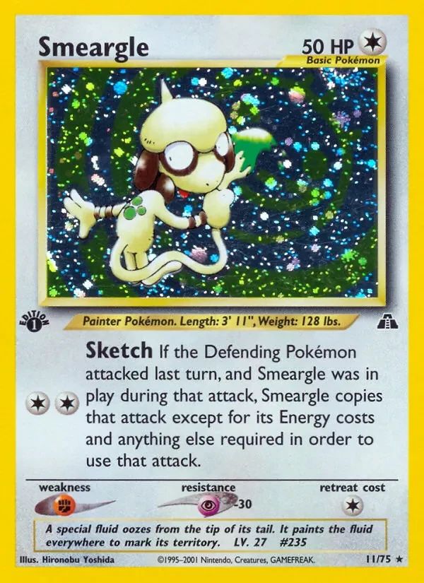 Smeargle Neo Discovery card