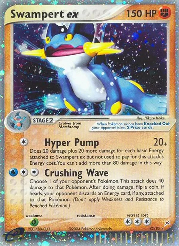 Swampert EX EX Team Magma vs Team Aqua card