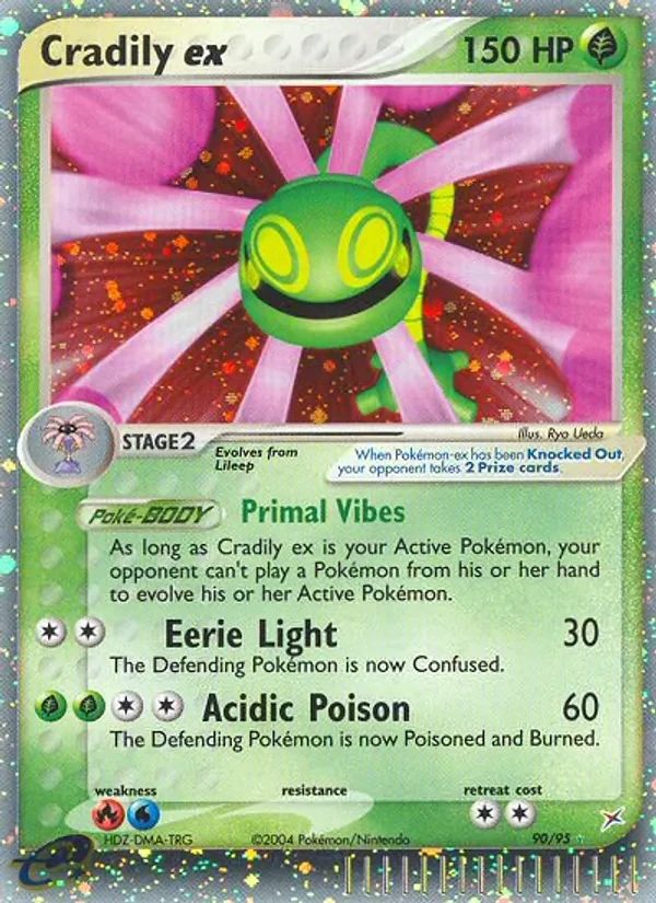 Cradily EX EX Team Magma vs Team Aqua card