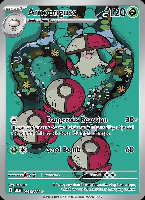 Amoonguss Black Bolt card