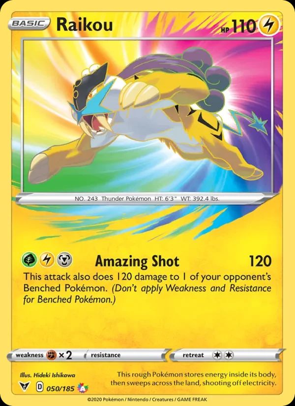 Raikou Vivid Voltage card