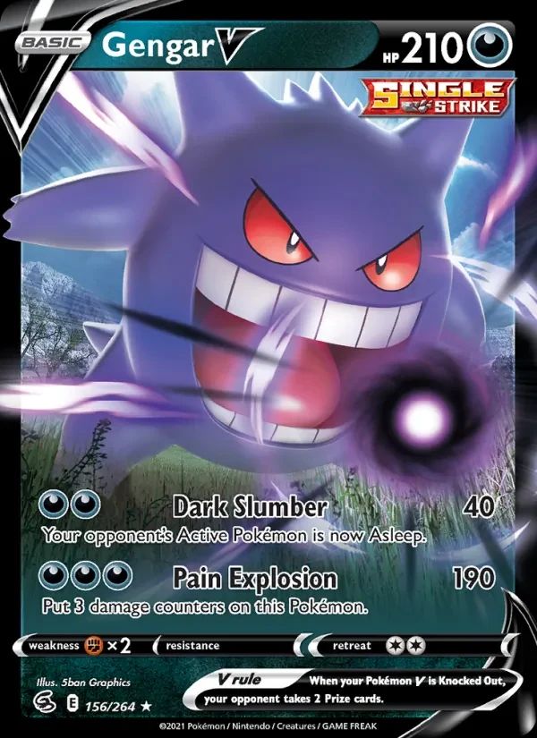 Gengar V Fusion Strike card