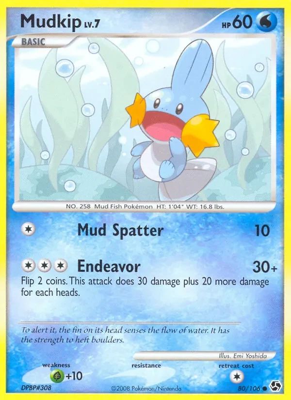 Mudkip Great Encounters card