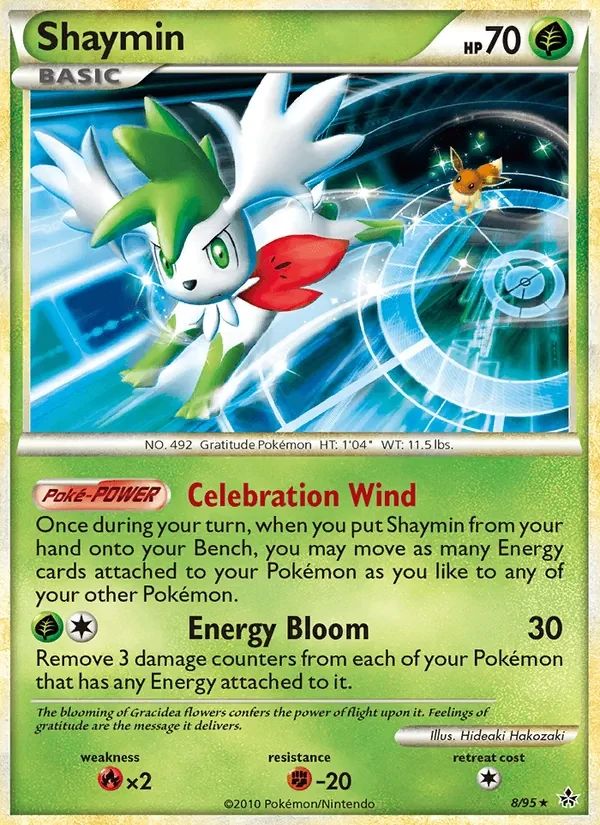Shaymin Unleashed card