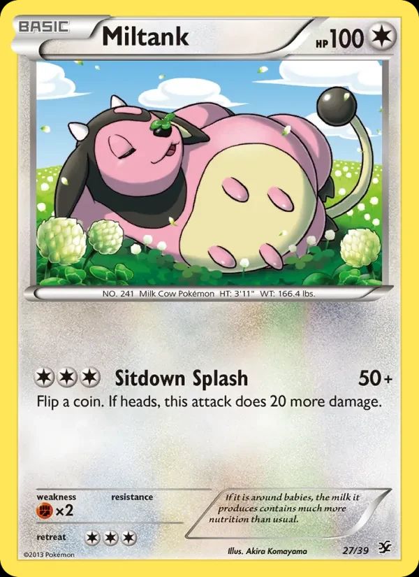 Miltank Kalos Starter Set card