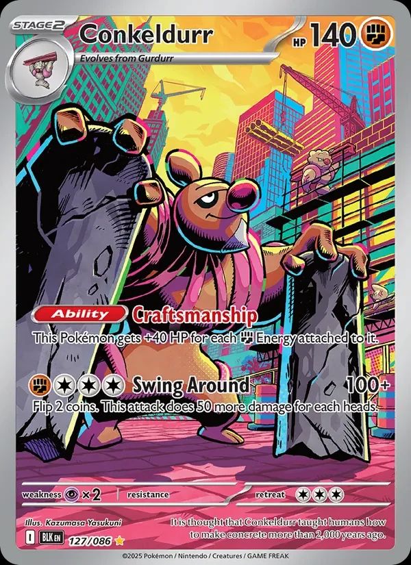 Conkeldurr Black Bolt card
