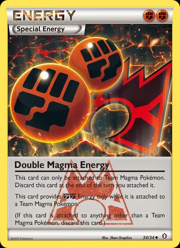 Double Magma Energy Double Crisis card
