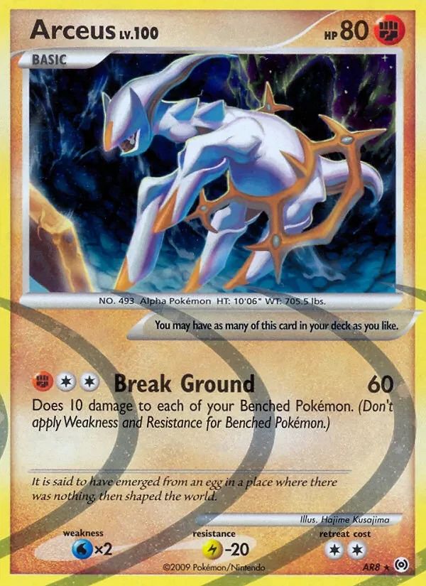 Arceus Arceus card