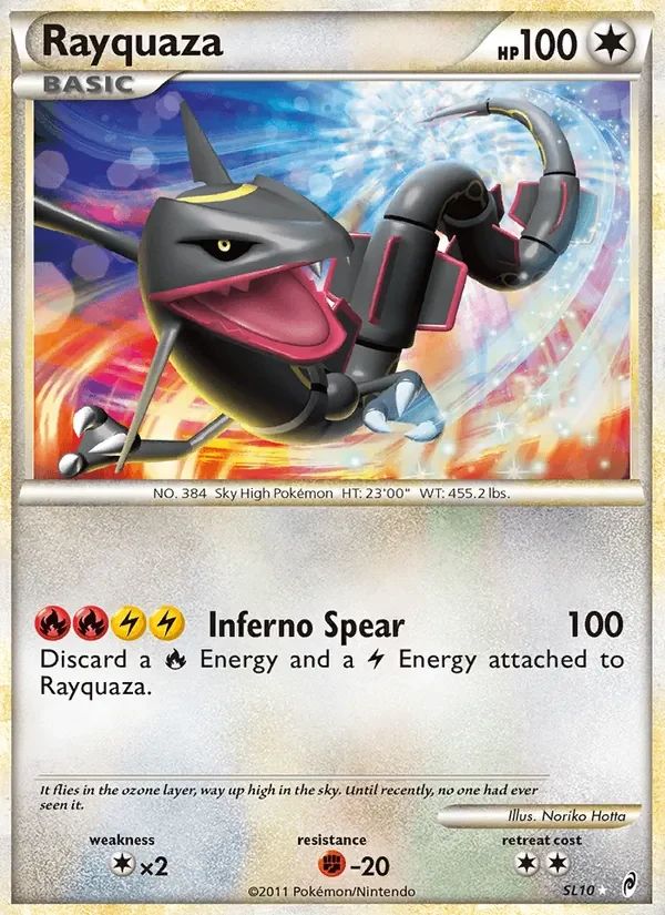 Rayquaza Call of Legends card