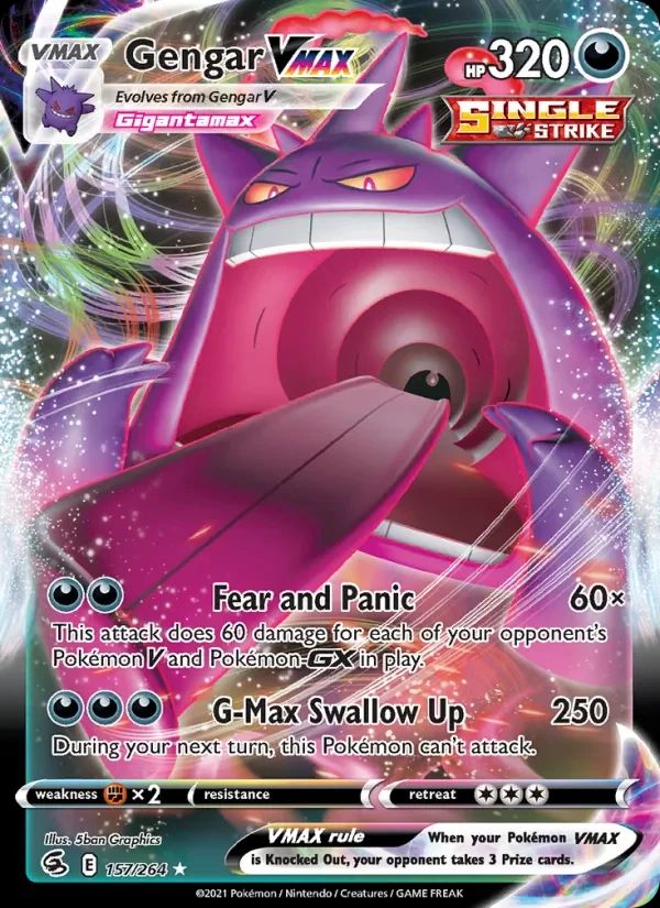 Gengar VMAX Fusion Strike card