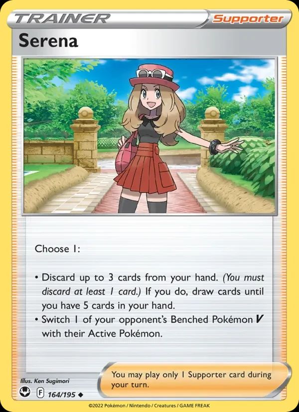 Serena Silver Tempest card