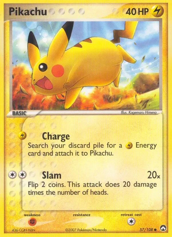 Pikachu EX Power Keepers card