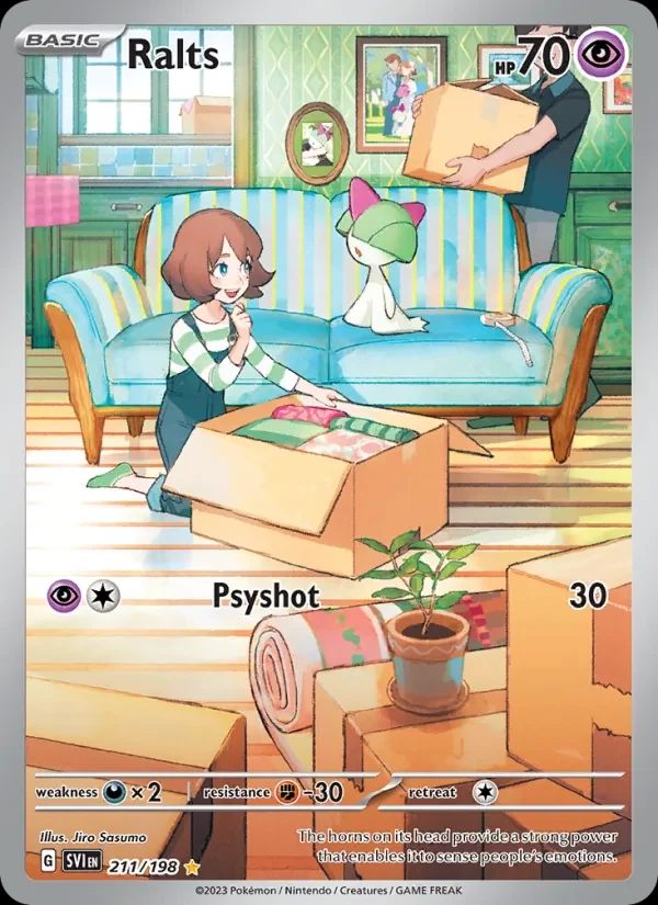 Ralts Scarlet & Violet card