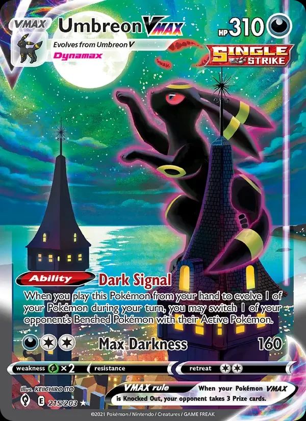 Umbreon VMAX Evolving Skies card