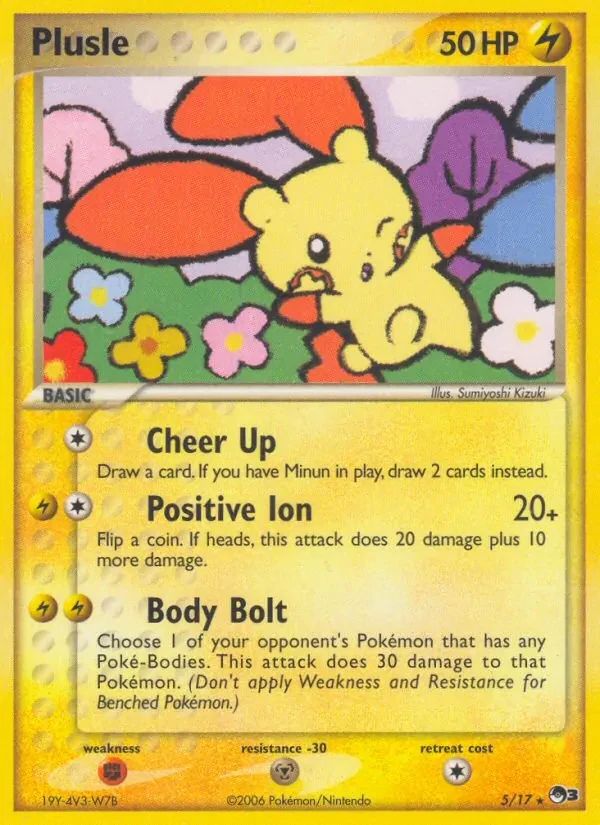 Plusle POP Series 3 card