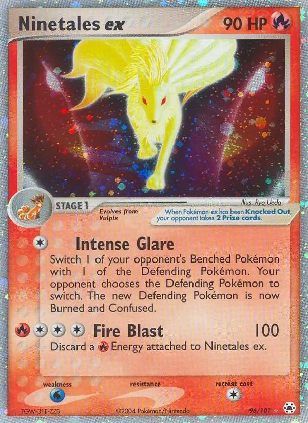 Ninetales EX EX Hidden Legends card