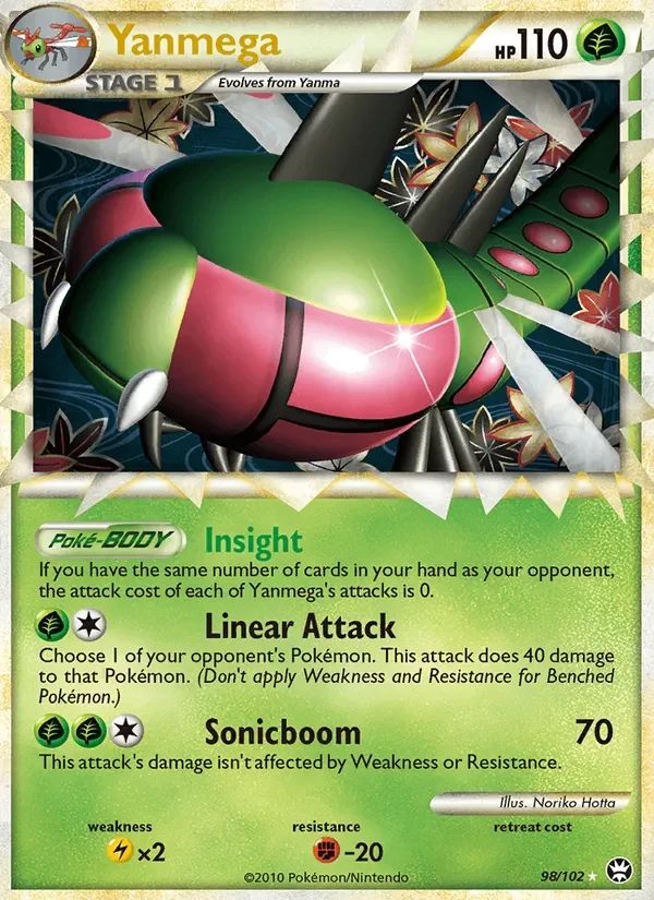 Yanmega Triumphant card