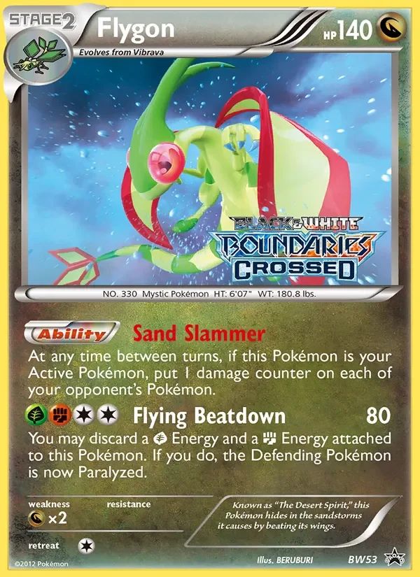 Flygon BW Black Star Promos card