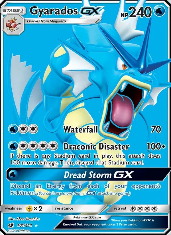 Gyarados GX Crimson Invasion card