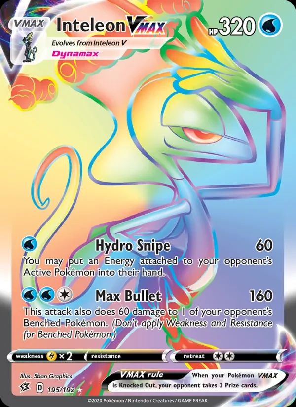 Inteleon VMAX Rebel Clash card
