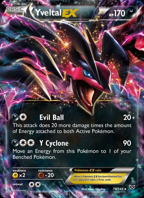 Yveltal EX XY card