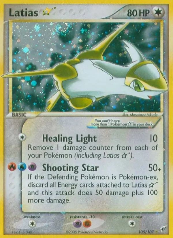 Latias EX Deoxys card