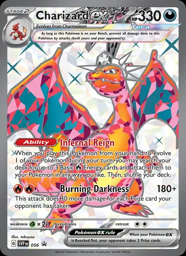Charizard ex SVP Black Star Promos card