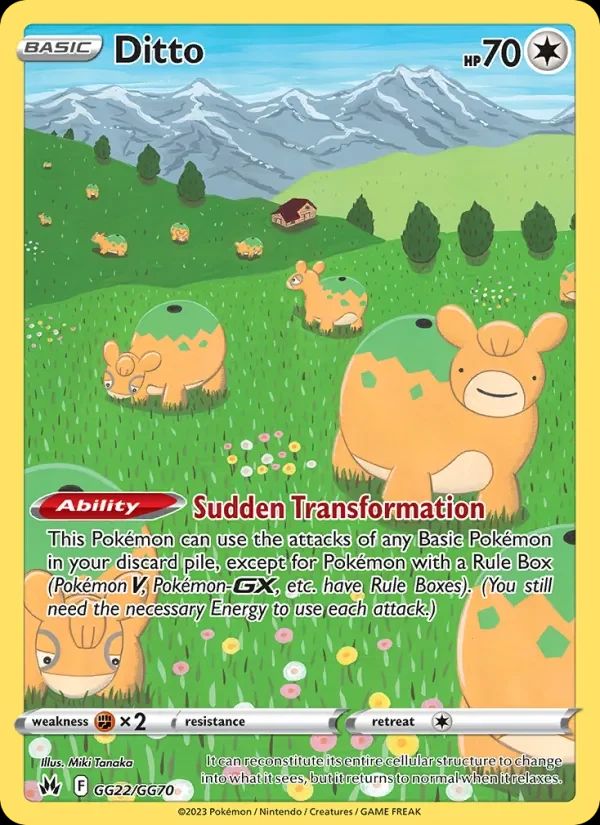 Ditto Crown Zenith card
