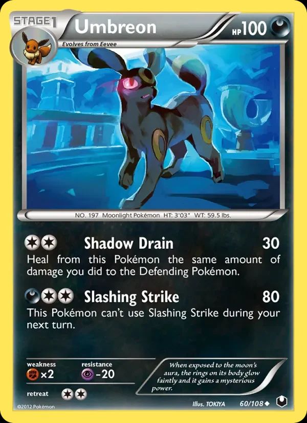 Umbreon Dark Explorers card