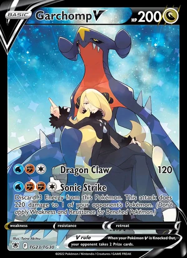 Garchomp V Astral Radiance card