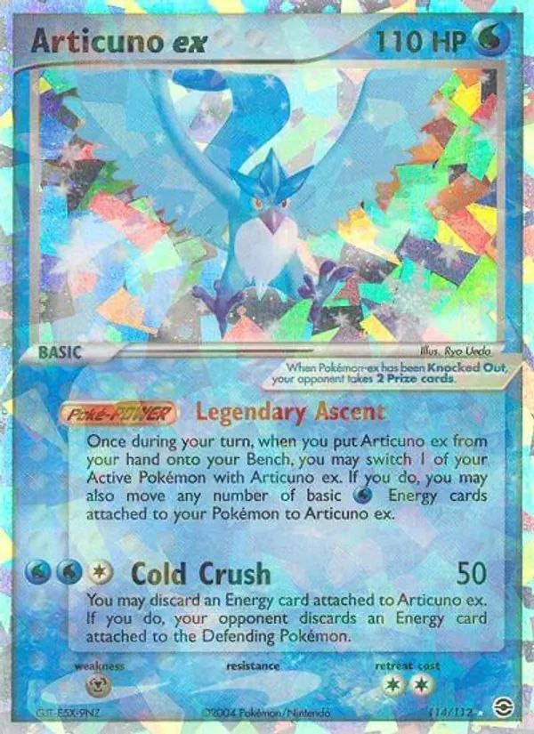 Articuno EX EX FireRed & LeafGreen card