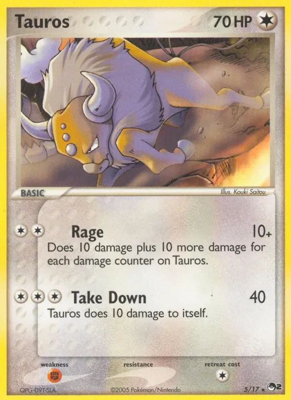 Tauros POP Series 2 card