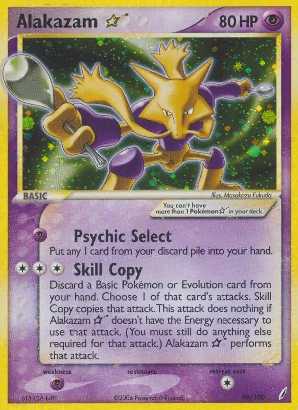 Alakazam EX Crystal Guardians card