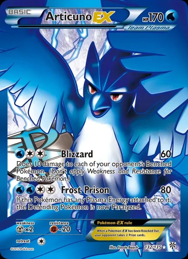 Articuno EX Plasma Storm card
