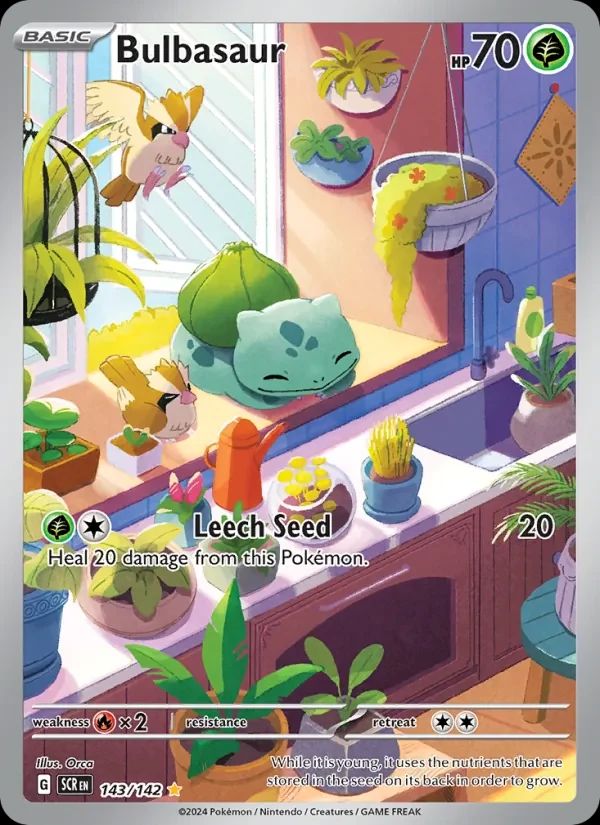 Bulbasaur Stellar Crown card