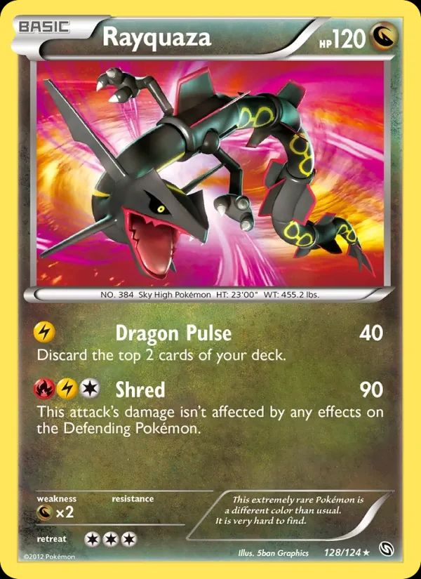 Rayquaza Dragons Exalted card